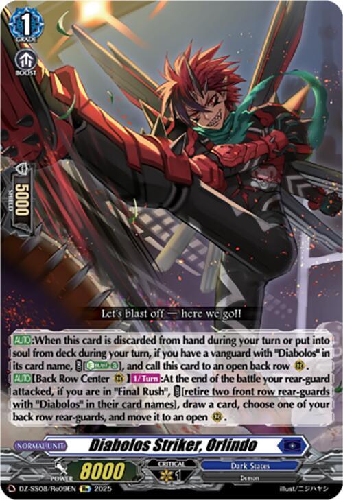 Diabolos Striker, Orlindo, DZ-SS08: Festival Booster 2025 DZ-SS08/Re09EN