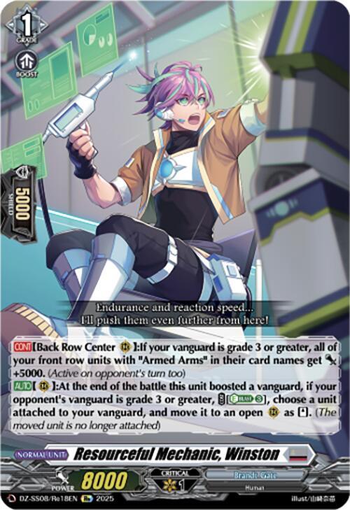 Resourceful Mechanic, Winston, DZ-SS08: Festival Booster 2025 DZ-SS08/Re18EN
