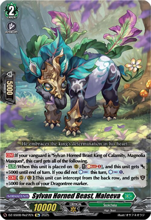 Sylvan Horned Beast, Maleeva, DZ-SS08: Festival Booster 2025 DZ-SS08/Re27EN