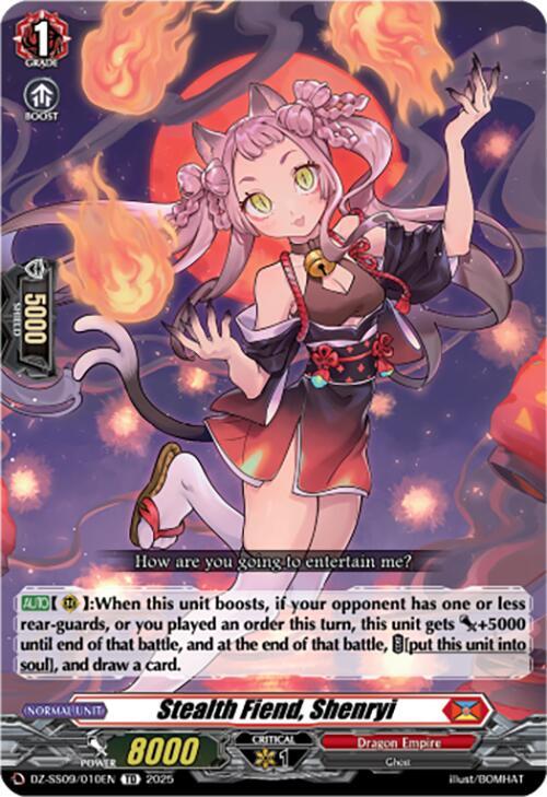 Stealth Fiend, Shenryi, DZ-SS09: Zero Tendo Start Deck DZ-SS09/010EN