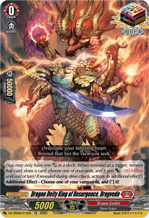 Dragon Deity King of Resurgence, Dragveda, DZ-SS09: Zero Tendo Start Deck DZ-SS09/013EN