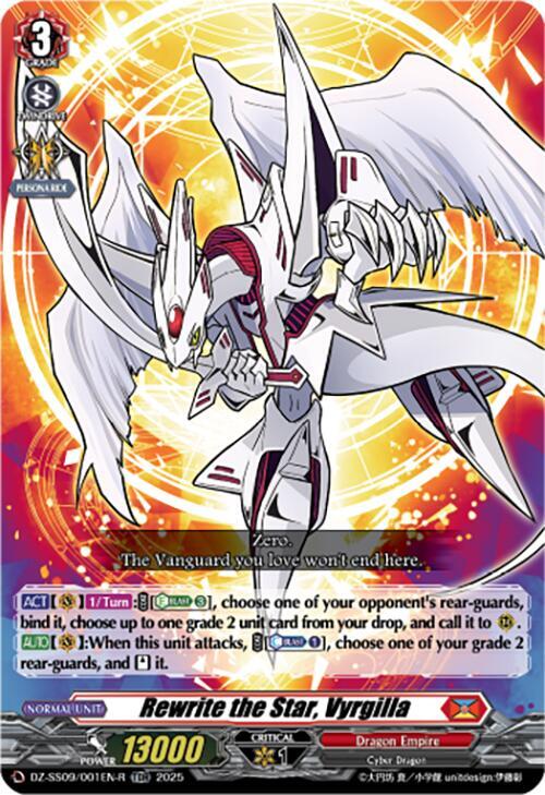 Rewrite the Star, Vyrgilla (TDR), DZ-SS09: Zero Tendo Start Deck DZ-SS09/001EN-R