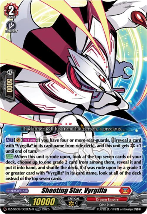 Shooting Star, Vyrgilla (TDR), DZ-SS09: Zero Tendo Start Deck DZ-SS09/002EN-R