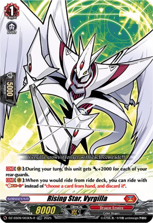 Rising Star, Vyrgilla (TDR), DZ-SS09: Zero Tendo Start Deck DZ-SS09/003EN-R