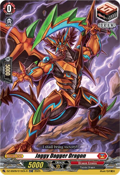 Jaggy Dagger Dragon (TDR), DZ-SS09: Zero Tendo Start Deck DZ-SS09/015EN-R
