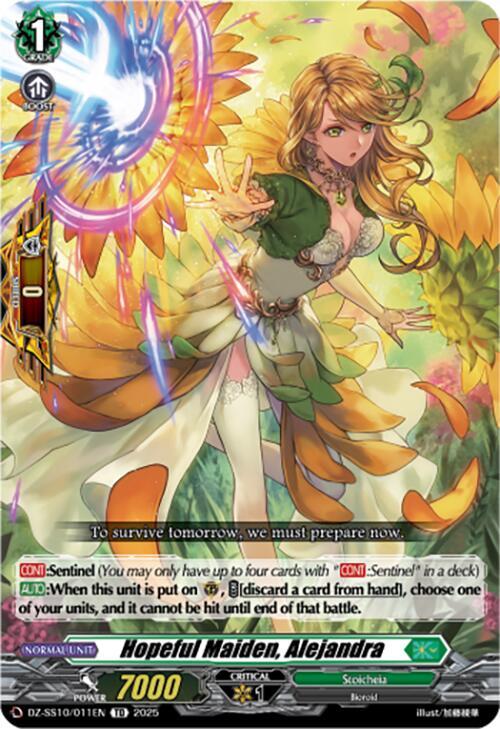Hopeful Maiden, Alejandra, DZ-SS10: Shiki Otei Start Deck DZ-SS10/011EN