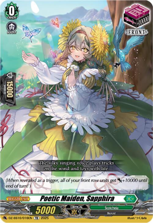 Poetic Maiden, Sapphira, DZ-SS10: Shiki Otei Start Deck DZ-SS10/016EN
