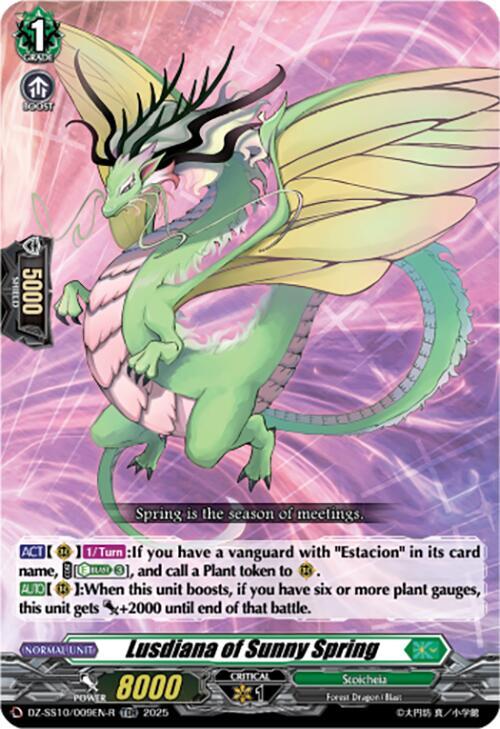 Lusdiana of Sunny Spring (TDR), DZ-SS10: Shiki Otei Start Deck DZ-SS10/009EN-R
