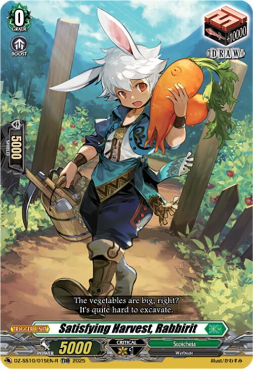 Satisfying Harvest, Rabbirit (TDR), DZ-SS10: Shiki Otei Start Deck DZ-SS10/015EN-R