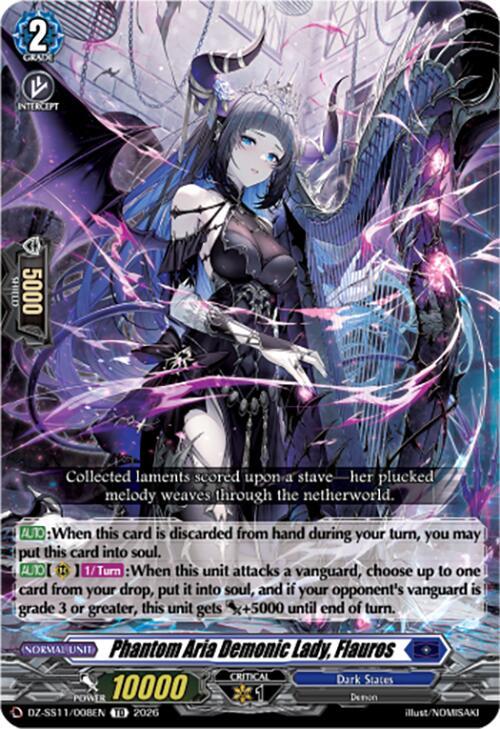 Phantom Aria Demonic Lady, Flauros, DZ-SS11: Master Deckset -Hikari Myodo- DZ-SS11/008EN