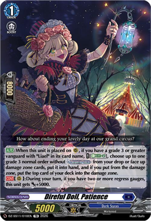 Direful Doll, Patience, DZ-SS11: Master Deckset -Hikari Myodo- DZ-SS11/010EN