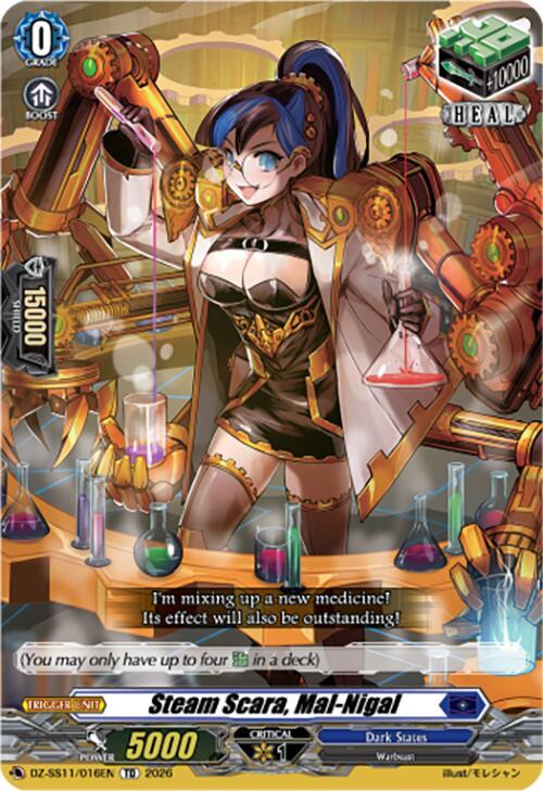 Steam Scara, Mal-Nigal, DZ-SS11: Master Deckset -Hikari Myodo- DZ-SS11/016EN