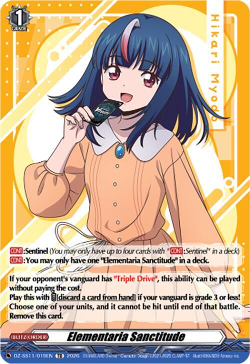 Elementaria Sanctitude, DZ-SS11: Master Deckset -Hikari Myodo- DZ-SS11/019EN