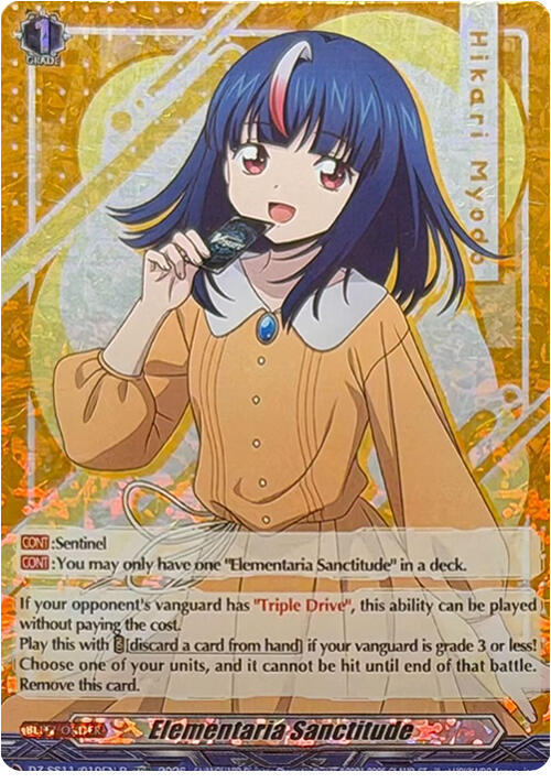Elementaria Sanctitude (TDR), DZ-SS11: Master Deckset -Hikari Myodo- DZ-SS11/019EN