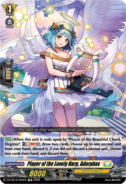 Player of the Lovely Harp, Adorphas, DZ-SS12: Master Deckset -Erika Myojo- DZ-SS12/003EN