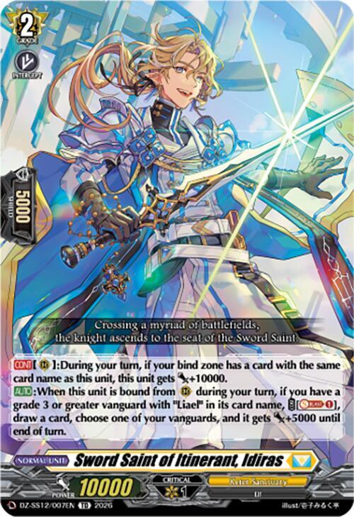 Sword Saint of Itinerant, Idiras, DZ-SS12: Master Deckset -Erika Myojo- DZ-SS12/007EN