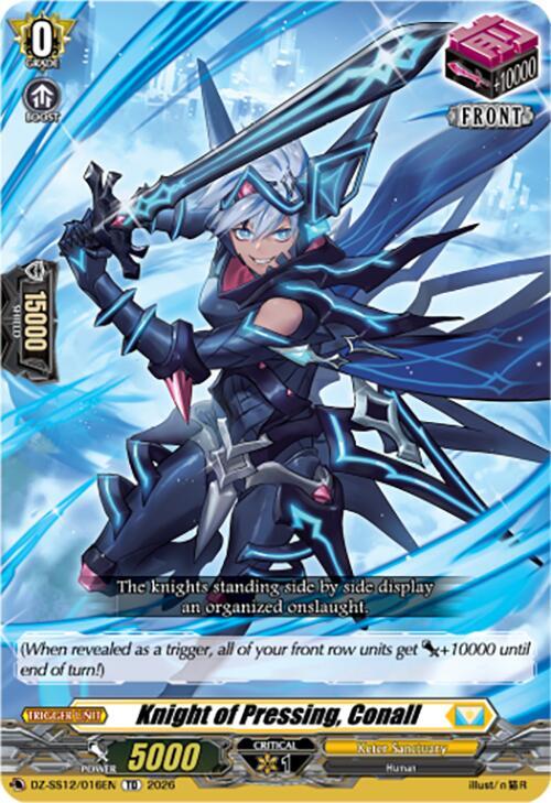 Knight of Pressing, Conall, DZ-SS12: Master Deckset -Erika Myojo- DZ-SS12/016EN