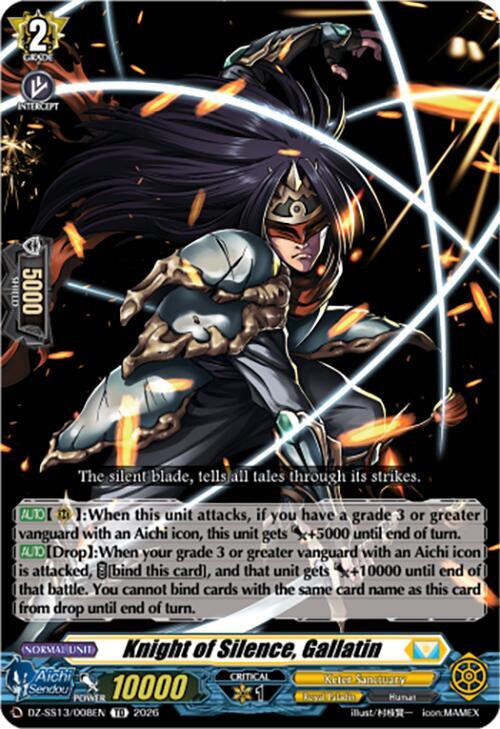 Knight of Silence, Gallatin, DZ-SS13: Blaster Blade Start Deck DZ-SS13/008EN