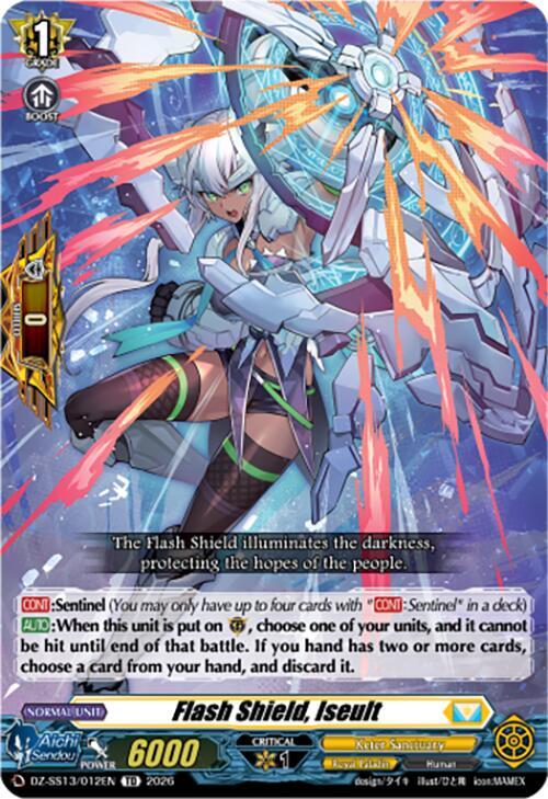 Flash Shield, Iseult, DZ-SS13: Blaster Blade Start Deck DZ-SS13/012EN