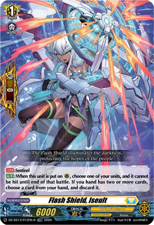Flash Shield, Iseult (TDR), DZ-SS13: Blaster Blade Start Deck DZ-SS13/012EN-R