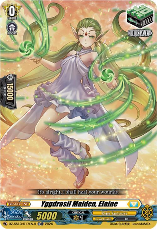 Yggdrasil Maiden, Elaine (TDR), DZ-SS13: Blaster Blade Start Deck DZ-SS13/017EN-R