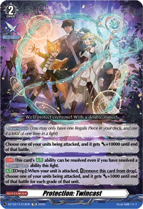 Protection: Twincast, DZ-SS13: Blaster Blade Start Deck DZ-SS13/018EN