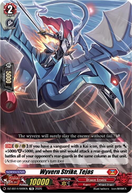 Wyvern Strike, Tejas, DZ-SS14: Dragonic Overlord Start Deck DZ-SS14/009EN