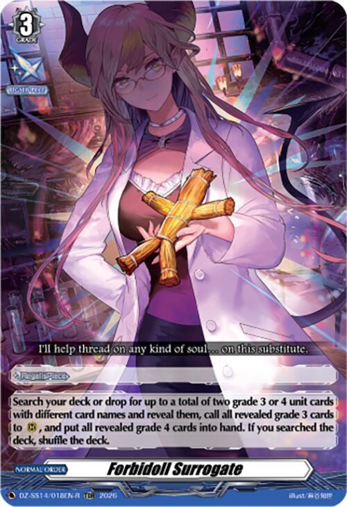 Forbidoll Surrogate (TDR), DZ-SS14: Dragonic Overlord Start Deck DZ-SS14/018EN-R