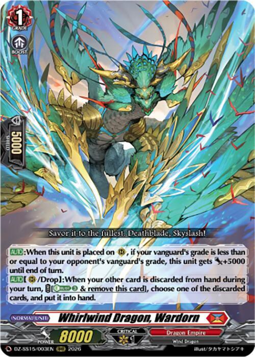 Whirlwind Dragon, Wardorn, DZ-SS15: The Legendary Vanguards DZ-SS15/003EN