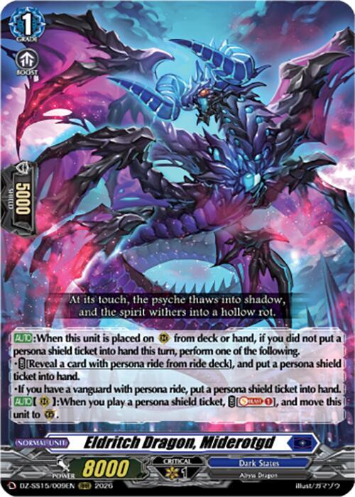 Fiendish Misfortune Dragon, Miderotgd, DZ-SS15: The Legendary Vanguards DZ-SS15/009EN