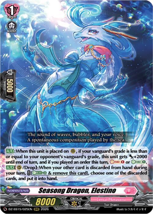 Seasong Dragon, Elestino, DZ-SS15: The Legendary Vanguards DZ-SS15/025EN