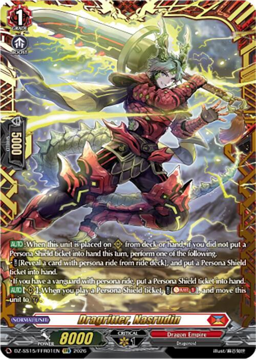 Dragritter, Nasrudin (FFR), DZ-SS15: The Legendary Vanguards DZ-SS15/FFR01EN