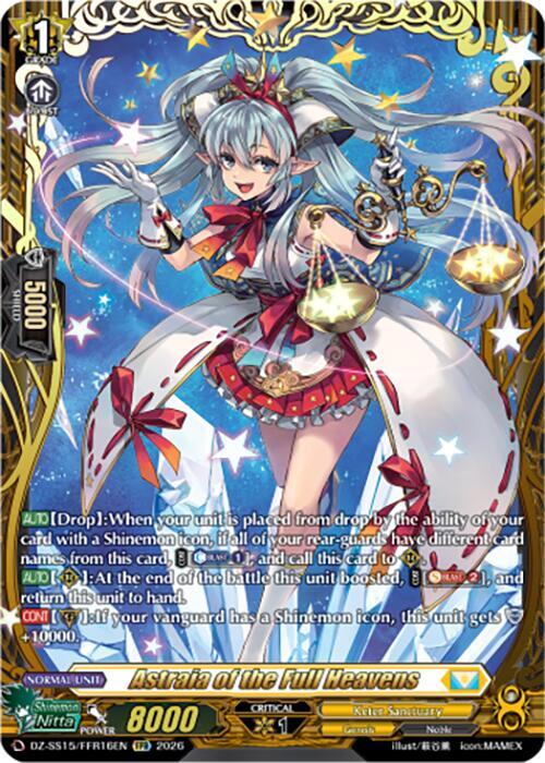 Astraia of the Full Heavens (FFR), DZ-SS15: The Legendary Vanguards DZ-SS15/FFR16EN