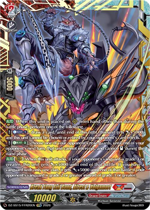 Break Fang Evil Bond, Alrest & Volgamort (FFR), DZ-SS15: The Legendary Vanguards DZ-SS15/FFR20EN