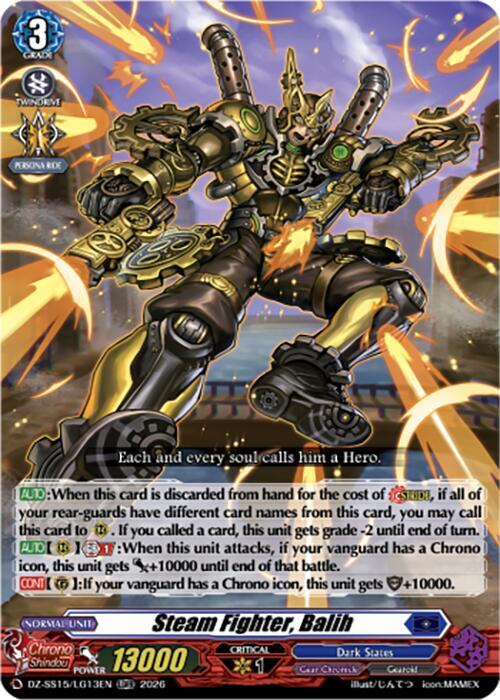 Steam Fighter, Balih, DZ-SS15: The Legendary Vanguards DZ-SS15/LG13EN