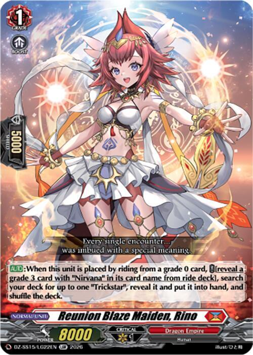 Reunion Blaze Maiden, Rino, DZ-SS15: The Legendary Vanguards DZ-SS15/LG22EN