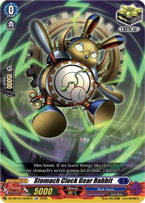 Stomach Clock Gear Rabbit, DZ-SS15: The Legendary Vanguards DZ-SS15/LG29EN