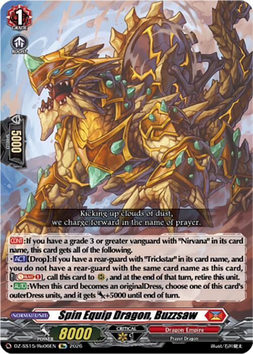 Spin Equip Dragon, Buzzsaw, DZ-SS15: The Legendary Vanguards DZ-SS15/Re06EN