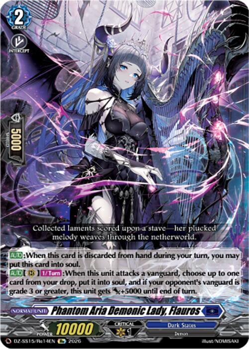 Phantom Aria Demonic Lady, Flauros, DZ-SS15: The Legendary Vanguards DZ-SS15/Re14EN