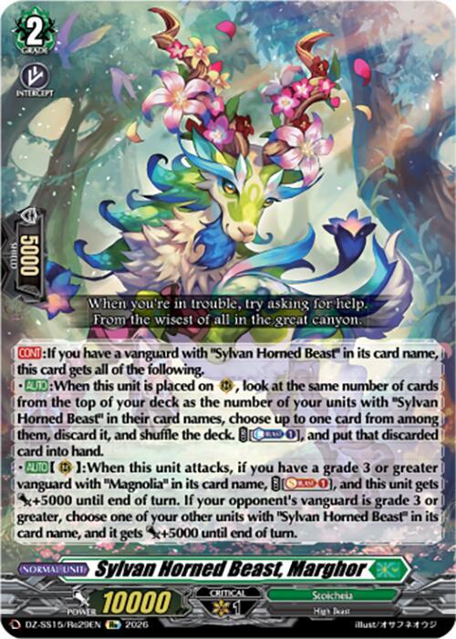 Sylvan Horned Beast, Marghor, DZ-SS15: The Legendary Vanguards DZ-SS15/Re29EN