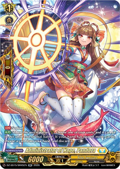 Administrator of Hope, Pandora (SR), DZ-SS15: The Legendary Vanguards DZ-SS15/SR45EN