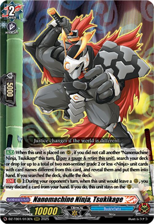 Nanomachine Ninja, Tsukikage, DZ-TB01: Future Card Buddyfight DZ-TB01/013EN