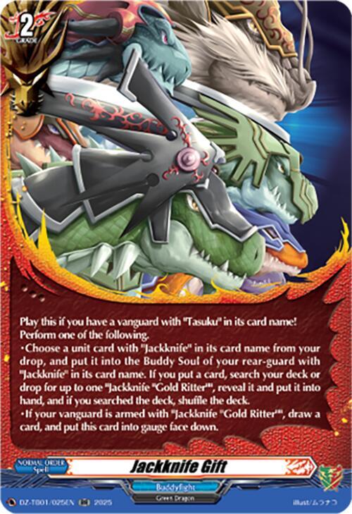 Jackknife Gift, DZ-TB01: Future Card Buddyfight DZ-TB01/025EN