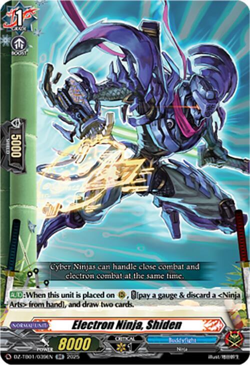 Electron Ninja, Shiden, DZ-TB01: Future Card Buddyfight DZ-TB01/039EN