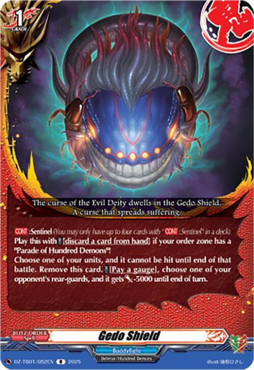 Gedo Shield, DZ-TB01: Future Card Buddyfight DZ-TB01/052EN
