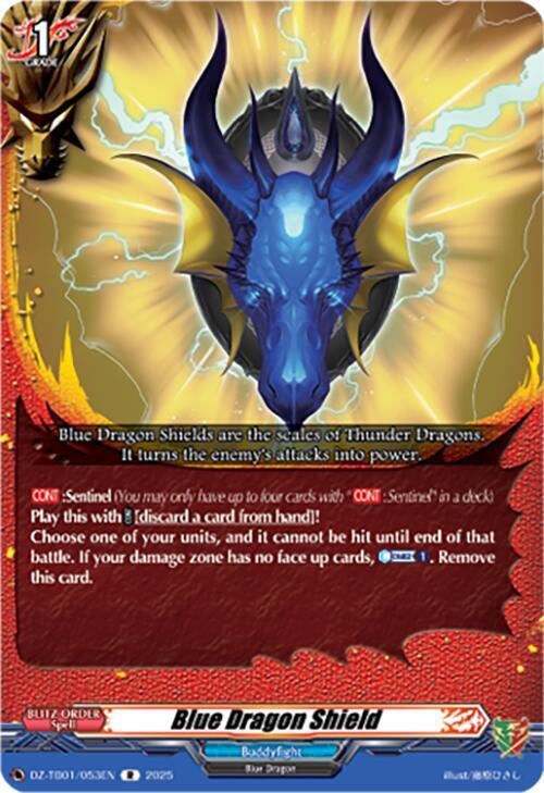 Blue Dragon Shield, DZ-TB01: Future Card Buddyfight DZ-TB01/053EN