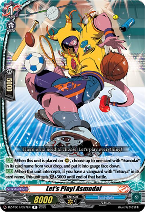 Let's Play! Asmodai, DZ-TB01: Future Card Buddyfight DZ-TB01/057EN