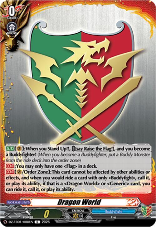 Dragon World, DZ-TB01: Future Card Buddyfight DZ-TB01/088EN