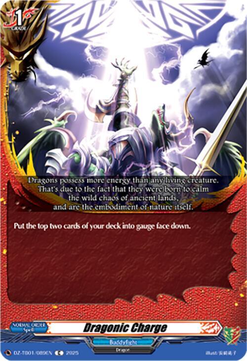 Dragonic Charge, DZ-TB01: Future Card Buddyfight DZ-TB01/089EN