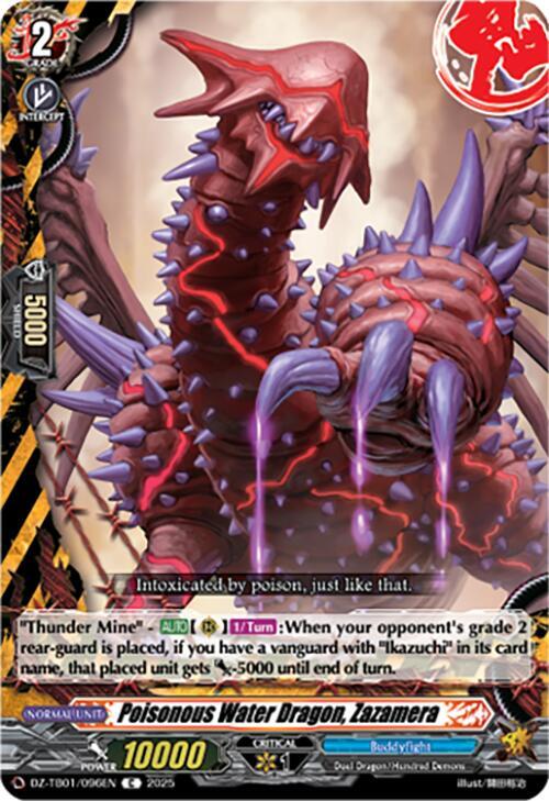 Poisonous Water Dragon, Zazamera, DZ-TB01: Future Card Buddyfight DZ-TB01/096EN